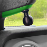 A-Pillar Ball Mount Solution for 2018 - 2023 Jeep Wrangler JL + 2020-2023 Jeep Gladiator
