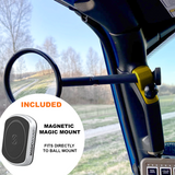 A-Pillar Side Mirror Set For 2024+ Jeep Wrangler JL & Gladiator - CMM Offroad